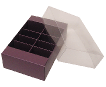 Macaron box 8 division fig