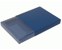 Windowbox mini with sleeve 105x105x18mm blueberryblue 