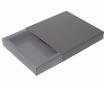 Windowbox mini with sleeve 105x105x18mm warmgrey 