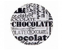 label chocolat white D35mm rol/500st