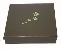 Flatbox Icestars 175x175x24mm Chocolat Laqué