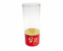 Koker prestige D80xH125mm interior rouge laque sint en piet