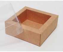 Windowbox 60x60x30mm interior kraft-brown