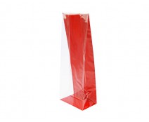 L-bag L97xW57/H225mm cardboard strawberry
