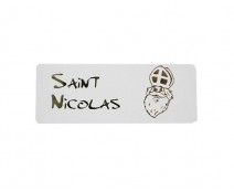 label saint nicolas white with gold 500pcs