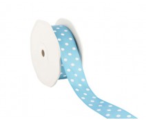 Ribbon dots 23mm/20mtr. col.55 turquoise