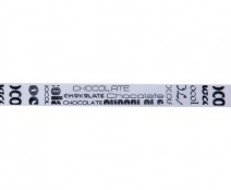 SingleFaceSatin chocolat 15mm/100mt white