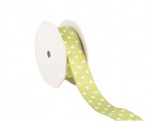 Ribbon dots 23mm/20mtr. col.23 apple