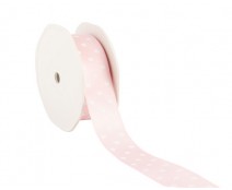 Ribbon dots 23mm/20mtr. col.50 light pink