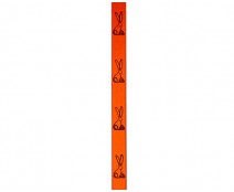 DoubleFaceSatin lint Bunny orange/brown 15mm 