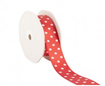 Ribbon dots 23mm/20mtr. col.55 red