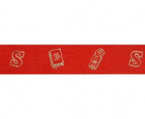 DoubleFaceSatin sint figures red/gold
