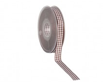 Vichy 10mm/25mtr. brown