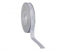 Vichy 10mm/25mtr. grey