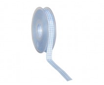 Vichy 10mm/25mtr. light blue