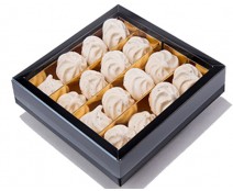 Windowbox maxi 145x145x33mm divider included noir laque 