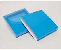 windowbox mini with sleeve 105x105x18mm lagune laque 