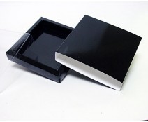 windowbox mini with sleeve 105x105x18mm noir laque 