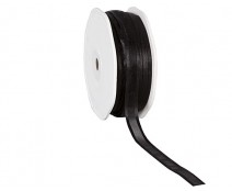 organza satin edge N black