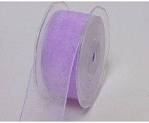 organza wired egde, lilac