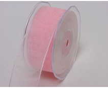 organza wired egde light pink