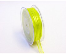 organza satin edge, lightgreen