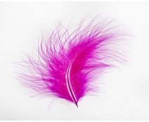 Pluim Maribou fuchsia, appr. 60 pcs  in packing