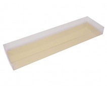 PVC L210xW58xH18mm transparant / for logochocolates