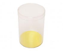 PVC round D70xH85mm transparant