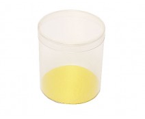 PVC round D80xH80mm transparant