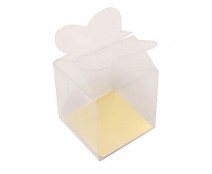 PVC 1 bonbon vlindersluiting met goudkarton voor op bodem