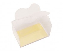 PVC 2 bonbon vlindersluiting met goudkarton voor op bodem