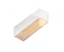 PVC L100xW30xH30mm transparant