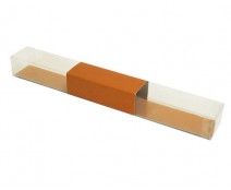 PVC L250xW30xH25mm hazelnut with sleeve