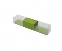 PVC L150xW30xH25mm kiwi green with sleeve