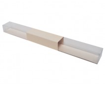 PVC L300xW30xH25mm seashell with sleeve