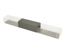 PVC L250xW30xH25mm warmgrey with sleeve