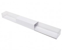 PVC L300xW30xH25mm white with sleeve