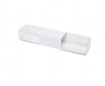 PVC L150xW30xH25mm white with sleeve