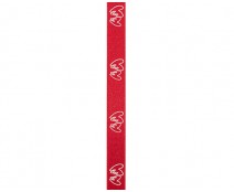 Ribanbel Double hearts red/white