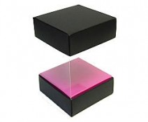 Skylinebox L150xW150xH150mm exterior Paris Black-fuchsia