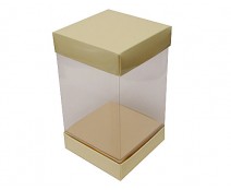 Skylinebox L120xW120xH190mm exterior Creme Laqué