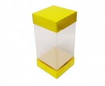 Skylinebox L90xW90xH180mm exterior Jaune Laqué