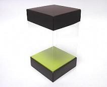 Skylinebox L150xW150xH250mm exterior Bali Brown-lime