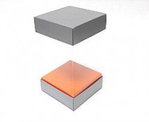 Skylinebox L120xW120xH190mm exterior Monaco Silver-orange