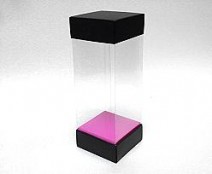 Skylinebox L120xW120xH240mm exterior Paris Black-fuchsia