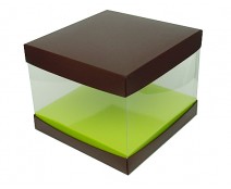 Skylinebox L210xW210xH150mm exterior Bali Brown-lime