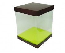 Skylinebox L210xW210xH250mm exterior Bali Brown-lime