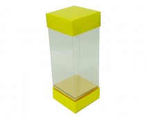 Skylinebox L80xW80xH200mm exterior Jaune Laqué