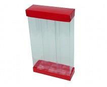 Skyline 3 columns rouge laque